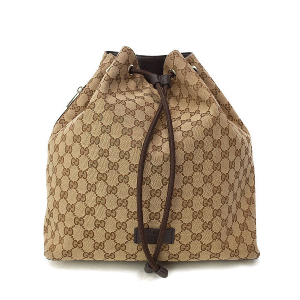 Gucci Canvas Backpack Drawstring GG - Picture 2 of 9